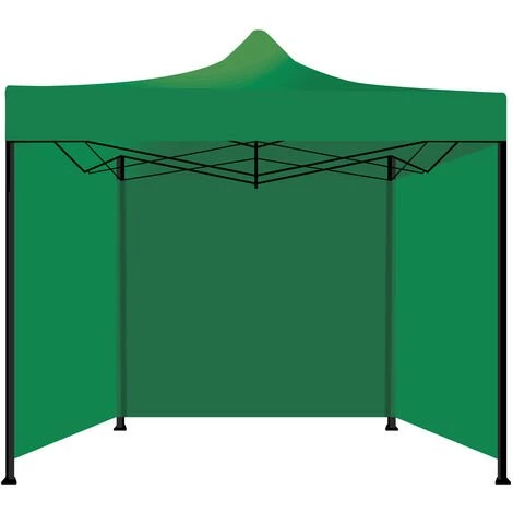 FRANKYSTAR Taman Tente De Jardin / Gazebo 3X3 Marquise Pliante Imperméable Pour Les Foires Et Marchés Couleur Verte 6 FRANKYSTAR Taman Tente De Jardin / Gazebo 3X3 Marquise Pliante Imperméable Pour Les Foires Et Marchés Couleur Verte - Image 4