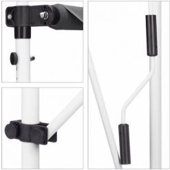 Bc-elec - HHYVA3012-ant Auvent Rétractable Manuel Store Banne Marquise Pour Patio & Terrasse 300x120cm Gris Antracite - Anthracite -Tente de réception Soldes 20084659 5