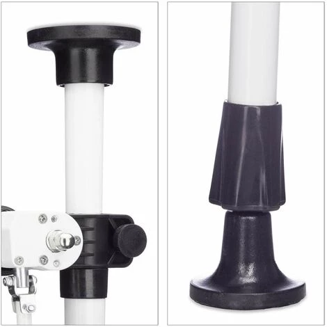 Bc-elec - HHYVA1512-Bluewhite Auvent Rétractable Manuel Store Banne Marquise Pour Patio & Terrasse 150x120cm Blanc Et Bleu - Blanc 7 Bc-elec - HHYVA1512-Bluewhite Auvent Rétractable Manuel Store Banne Marquise Pour Patio & Terrasse 150x120cm Blanc Et Bleu - Blanc - Image 5