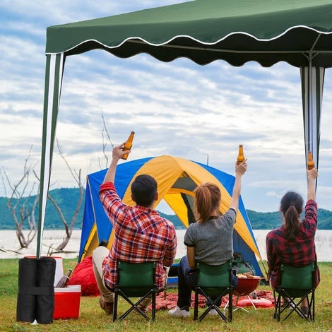 Relaxdays Poids De Lestage De Pavillon, Jeu De 4, Lestage Pour Tentes, à Remplir De Sable, Pierres, 10 Kg Par Pied, Noir 7 Relaxdays Poids De Lestage De Pavillon, Jeu De 4, Lestage Pour Tentes, à Remplir De Sable, Pierres, 10 Kg Par Pied, Noir - Image 5