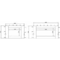 Quick-Star 2 Panneaux Latéraux Avec Fenêtre PE 300 / 400x195cm Gris Pour Gazebo 3x4m -Tente de réception Soldes 20378714 2