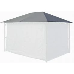 Quick-Star Toit De Remplacement Pour Gazebo De Jardin 3x4m Gris 9 Quick-Star Toit De Remplacement Pour Gazebo De Jardin 3x4m Gris -Tente de réception Soldes 20378747 3