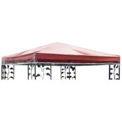 Quick-Star Gazebo Housse De Protection 3 X 4 M Protection étanche Et Transparente Contre Les Intempéries -Tente de réception Soldes 20378784 2