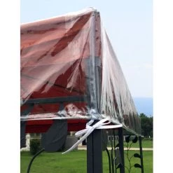 Quick-Star Gazebo Housse De Protection 3 X 4 M Protection étanche Et Transparente Contre Les Intempéries -Tente de réception Soldes 20378784 3