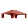 Quick-Star Toit De Remplacement Pour Gazebo De Jardin 3x4m Orange-rouge -Tente de réception Soldes 20379217 1