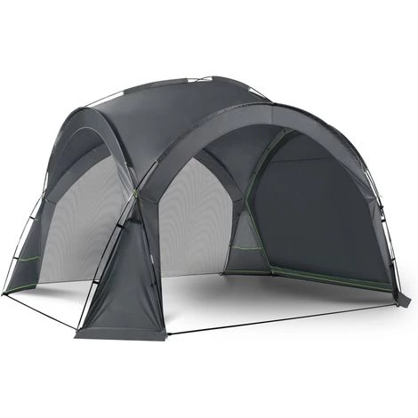 IDMARKET Tente Dôme Gris Anthracite 3,5 M Avec LED - Gris 7 IDMARKET Tente Dôme Gris Anthracite 3,5 M Avec LED - Gris – Image 5