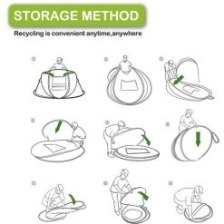 KINGSO 3-4 Personne Automatique Pop Up Tente étanche Portable Camping En Plein Air Randonnée -Tente de réception Soldes 20613777 5