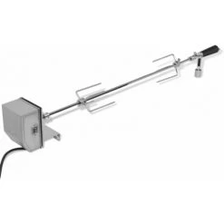 YOUTHUP Broche à Rôtir Avec Moteur 900 Mm Acier - Argent