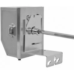 YOUTHUP Broche à Rôtir Avec Moteur 900 Mm Acier - Argent -Tente de réception Soldes 20655126 4