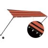 ASUPERMALL Auvent Retractable Avec LED 300x150 Cm Orange Et Marron 2 ASUPERMALL Auvent Retractable Avec LED 300x150 Cm Orange Et Marron -Tente de réception Soldes 20850339 1