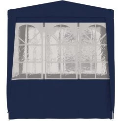 ASUPERMALL Tente De Reception Avec Parois Laterales 2,5x2,5 M Bleu 90 G/m² 11 ASUPERMALL Tente De Reception Avec Parois Laterales 2,5x2,5 M Bleu 90 G/m² -Tente de réception Soldes 20853888 5