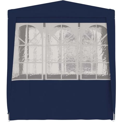 ASUPERMALL Tente De Reception Avec Parois Laterales 2,5x2,5 M Bleu 90 G/m² 7 ASUPERMALL Tente De Reception Avec Parois Laterales 2,5x2,5 M Bleu 90 G/m² – Image 5