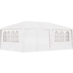ASUPERMALL Tente De Reception Et Parois Laterales 4x6 M Blanc 90 G/m² 10 ASUPERMALL Tente De Reception Et Parois Laterales 4x6 M Blanc 90 G/m² -Tente de réception Soldes 20853905 4