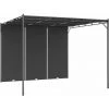 VidaXL Belvédère De Jardin Avec Rideau Latéral 3x3x2,25 M Anthracite - Anthracite -Tente de réception Soldes 21304302 1