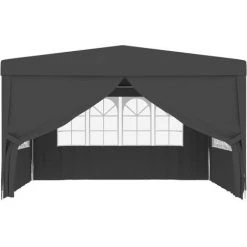 ASUPERMALL Tente De Reception Et Parois Laterales 4x4 M Anthracite 90 G/m² 9 ASUPERMALL Tente De Reception Et Parois Laterales 4x4 M Anthracite 90 G/m² -Tente de réception Soldes 21376488 3