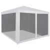 ASUPERMALL Tente De Reception Avec 4 Parois En Maille 3 X 3 M -Tente de réception Soldes 22626579 1