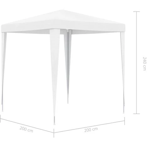 ASUPERMALL Tente De Reception 2x2 M Blanc 6 ASUPERMALL Tente De Reception 2x2 M Blanc - Image 4