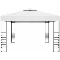 ASUPERMALL Chapiteau Acier Enduit De Poudre 4x3x2,7 M Anthracite -Tente de réception Soldes 22849222 3