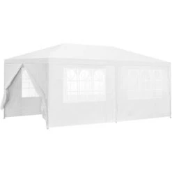 Pavillon De Jardin Wedau Blanc 600 X 300 X 255 Cm [casa.pro] -Tente de réception Soldes 22852242 2