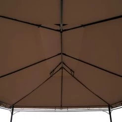 TECTAKE Tonnelle Emine 4 X 3 M - Pergola Jardin, Tonnelle De Jardin, Tente Jardin - Marron 11 TECTAKE Tonnelle Emine 4 X 3 M - Pergola Jardin, Tonnelle De Jardin, Tente Jardin - Marron -Tente de réception Soldes 22927975 5