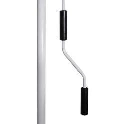 INTEROUGE Store Banne Mobile 2.50m Auvent Avancée De Toit Rétractable Manuel - Gris Foncé -Tente de réception Soldes 23249942 4