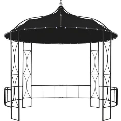 ASUPERMALL Belvedere 300 X 290 Cm Anthracite Rond 6 ASUPERMALL Belvedere 300 X 290 Cm Anthracite Rond – Image 4