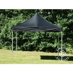 DANCOVER Tente Pliante Chapiteau Pliable Tonnelle Pliante Barnum Pliant FleXtents Steel 3x3m Noir - Noir 7 DANCOVER Tente Pliante Chapiteau Pliable Tonnelle Pliante Barnum Pliant FleXtents Steel 3x3m Noir - Noir -Tente de réception Soldes 23629425 3