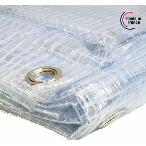 TECPLAST Toile Pergola 2,1x4,5 M 400PR - Bâche Armée Transparente étanche Pour Pergola - Haute Performance - Made In France - Transparente Armée 7 TECPLAST Toile Pergola 2,1x4,5 M 400PR - Bâche Armée Transparente étanche Pour Pergola - Haute Performance - Made In France - Transparente Armée - Image 5