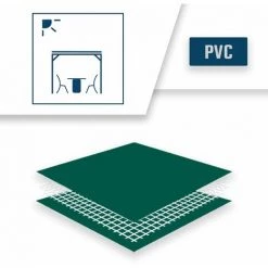 TECPLAST Toile Pergola Verte 2x3 M 900PR - Qualité 15 Ans - Bâche Pergola Ou Tonnelle Idéale Pour Terrasse - Made In France - Verte 10 TECPLAST Toile Pergola Verte 2x3 M 900PR - Qualité 15 Ans - Bâche Pergola Ou Tonnelle Idéale Pour Terrasse - Made In France - Verte -Tente de réception Soldes 23711064 4