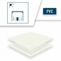 TECPLAST Toile Pergola Blanche 2x3 M Effet Anti-Chaleur 680PR2 - Qualité 15 Ans - Bâche Pergola étanche - Made In France - Blanche 10 TECPLAST Toile Pergola Blanche 2x3 M Effet Anti-Chaleur 680PR2 - Qualité 15 Ans - Bâche Pergola étanche - Made In France - Blanche -Tente de réception Soldes 23711105 4