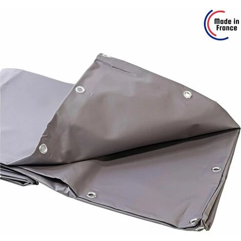 TECPLAST Toile Pergola Grise 8x12 M Effet Anti-Chaleur 680PR2 - Qualité 15 Ans - Bâche Pergola étanche - Made In France - Grise 7 TECPLAST Toile Pergola Grise 8x12 M Effet Anti-Chaleur 680PR2 - Qualité 15 Ans - Bâche Pergola étanche - Made In France - Grise - Image 5