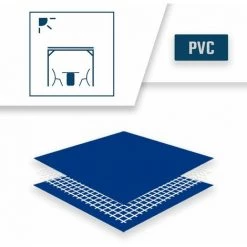 TECPLAST Toile Pergola Bleue 2x3 M 680PR - Qualité 10 Ans - Bâche Pergola Ou Tonnelle étanche Pour Terrasse - Made In France - Bleue 10 TECPLAST Toile Pergola Bleue 2x3 M 680PR - Qualité 10 Ans - Bâche Pergola Ou Tonnelle étanche Pour Terrasse - Made In France - Bleue -Tente de réception Soldes 23711170 4