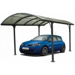 Habrita Carport Aluminium - Toit Demi-rond 14,62 M2 -Tente de réception Soldes 2391813 3