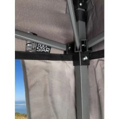 Quick-Star Gazebo Pop-up 2 X 3 M Gris Fumé Avec 4 Parois Latérales Easy-Klett 2 Avec Fermetures éclair -Tente de réception Soldes 24005583 3