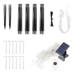 Melko Pavillon D'événement Avec éclairage Tente De Réception Avec Parois Latérales 3,5x3,5 Pavillon De Jardin Tente De Jardin LED Gazebo Hydrofuge Protection UV 9 Melko Pavillon D'événement Avec éclairage Tente De Réception Avec Parois Latérales 3,5x3,5 Pavillon De Jardin Tente De Jardin LED Gazebo Hydrofuge Protection UV -Tente de réception Soldes 24034046 3