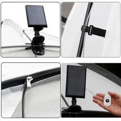 Melko Pavillon D'événement Avec éclairage Tente De Réception Avec Parois Latérales 3,5x3,5 Pavillon De Jardin Tente De Jardin LED Gazebo Hydrofuge Protection UV 10 Melko Pavillon D'événement Avec éclairage Tente De Réception Avec Parois Latérales 3,5x3,5 Pavillon De Jardin Tente De Jardin LED Gazebo Hydrofuge Protection UV -Tente de réception Soldes 24034046 4