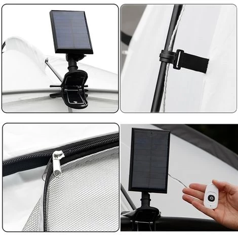 Melko Pavillon D'événement Avec éclairage Tente De Réception Avec Parois Latérales 3,5x3,5 Pavillon De Jardin Tente De Jardin LED Gazebo Hydrofuge Protection UV 6 Melko Pavillon D'événement Avec éclairage Tente De Réception Avec Parois Latérales 3,5x3,5 Pavillon De Jardin Tente De Jardin LED Gazebo Hydrofuge Protection UV - Image 4