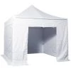 INTEROUGE Lot Complet Baches Laterales 3x3m Polyester 300g/m² - 3 Pleins + 1 Porte -Tente de réception Soldes 24056707 1