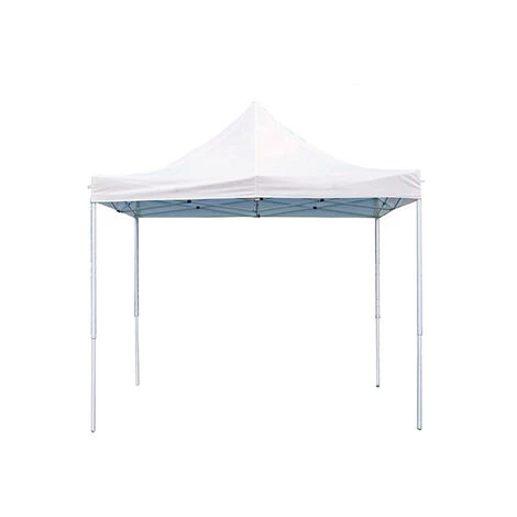 HAPPYSHOPPING Tonnelle Pliante Economique Acier 30 3x3m Polyester 180g/m² - COULEUR BLANCHE 3 HAPPYSHOPPING Tonnelle Pliante Economique Acier 30 3x3m Polyester 180g/m² - COULEUR BLANCHE