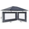 Quick-Star Ensemble Toit De Remplacement Et 2 Panneaux Latéraux Avec Fenêtre En PE Pour Gazebo De Jardin 3x4m Gris 1 Quick-Star Ensemble Toit De Remplacement Et 2 Panneaux Latéraux Avec Fenêtre En PE Pour Gazebo De Jardin 3x4m Gris -Tente de réception Soldes 24397382 1