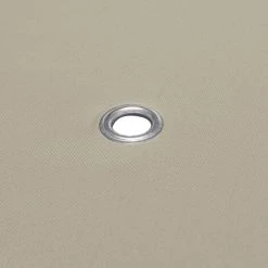 YOUTHUP Couverture De Toit De Belvédère 310 G / M2 3x3 M Beige - Beige -Tente de réception Soldes 24553320 5