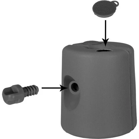 INSTENT® Set De 4 Pieds Pour Tonnelle Avec Diamètre Rond 20-40mm, Gris 6 INSTENT® Set De 4 Pieds Pour Tonnelle Avec Diamètre Rond 20-40mm, Gris - Image 4