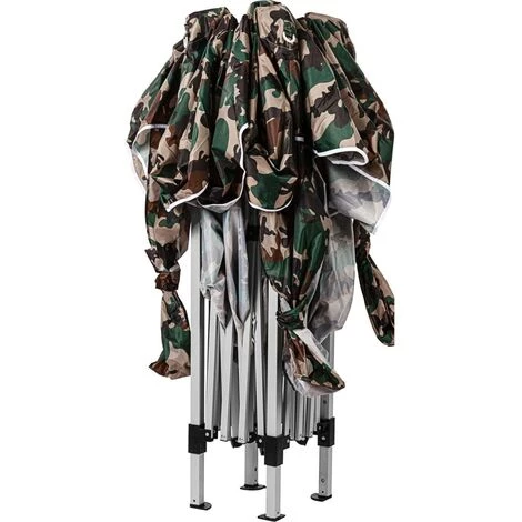 INSTENT® Tonnelle Pliante "BASIC" 3x3 M, 4 Panneaux Inclus, Couleur Camouflage Avec Sac De Rangement à Roulettes 4 INSTENT® Tonnelle Pliante "BASIC" 3x3 M, 4 Panneaux Inclus, Couleur Camouflage Avec Sac De Rangement à Roulettes - Image 2