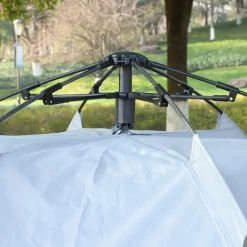 Outsunny Tente Pop Up Montage Instantané - Tente De Camping 3-4 Pers. - 2 Grandes Portes - Dim. 2,6L X 2,6l X 1,5H M Fibre Verre Polyester Oxford Noir Gris 11 Outsunny Tente Pop Up Montage Instantané - Tente De Camping 3-4 Pers. - 2 Grandes Portes - Dim. 2,6L X 2,6l X 1,5H M Fibre Verre Polyester Oxford Noir Gris -Tente de réception Soldes 25008392 5