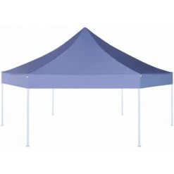 Hommoo Chapiteau Pliable Pop-up Hexagonal Bleu Fonce 3,6x3,1 M HDV26803 -Tente de réception Soldes 25140255 4