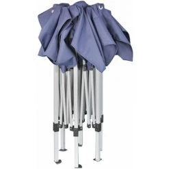 Hommoo Chapiteau Pliable Pop-up Hexagonal Bleu Fonce 3,6x3,1 M HDV26803 -Tente de réception Soldes 25140255 5