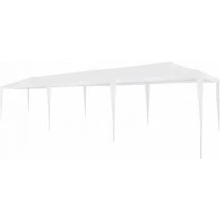 Hommoo Tente De Reception 3 X 9 M PE Blanc HDV29232