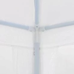 Hommoo Tente De Reception 3 X 9 M PE Blanc HDV29232 -Tente de réception Soldes 25141920 5