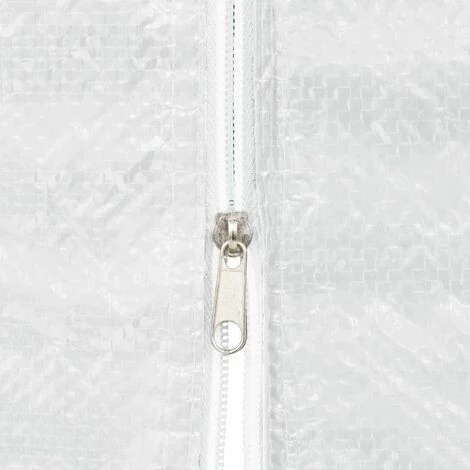 Hommoo Parois De Tente De Reception 2 Pcs Et Hommooeture Eclair PE Blanc HDV29266 4 Hommoo Parois De Tente De Reception 2 Pcs Et Hommooeture Eclair PE Blanc HDV29266 – Image 2