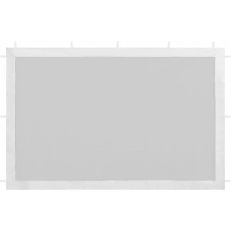 Hommoo Paroi De Tente De Reception 2 Pcs Maille Blanc HDV29273 5 Hommoo Paroi De Tente De Reception 2 Pcs Maille Blanc HDV29273 – Image 3